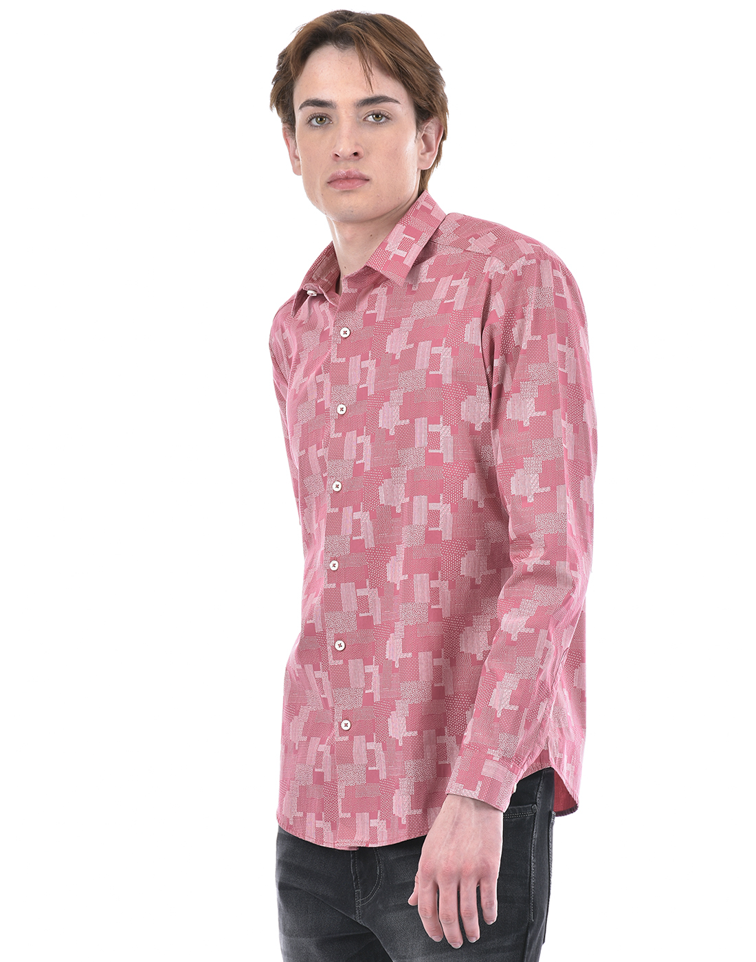 Numero Uno Men Graphic Print Red Shirt